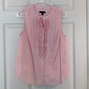 Pink Stripe J. Crew Top